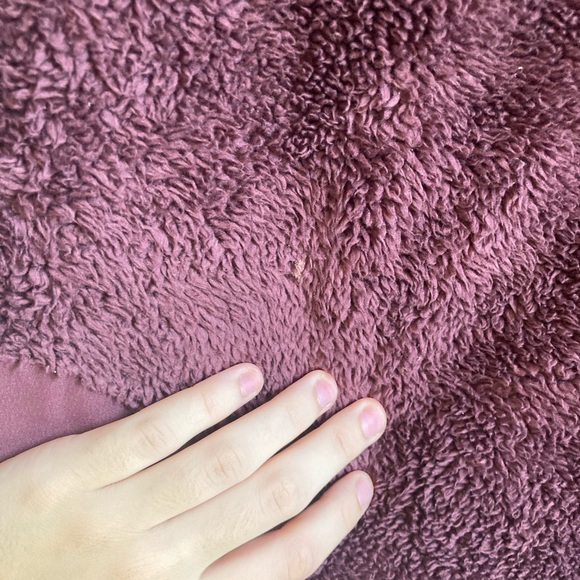 Nike Women’s Sherpa Therma Fleece Training Hoodie Maroon Large - Picture 7 of 8